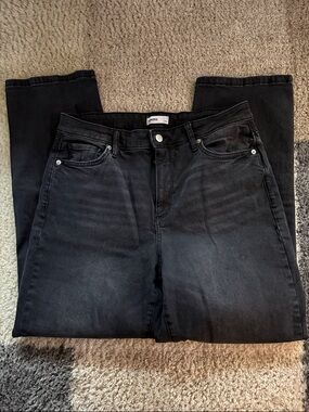 Sonoma Black Denim Jeans Size 14. Straight cut